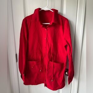 Womens Red Blouse